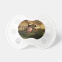 Flying Pig - Steampunk - The flying swine Pacifiers