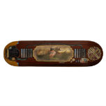Flying Pig - Steampunk - The flying swine Skateboard Decks