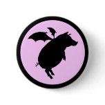 Flying piggy pin