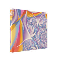 Flying Pups Wrapped Canvas Gallery Wrap Canvas