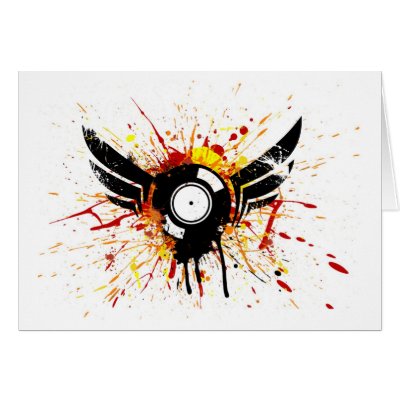 Flying Record Card by HOTDJGEAR