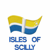 Flying Scillonian Cross + Text (Light)