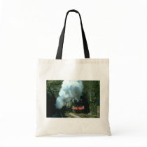 Flying Scotsman caught between tunnels at Barons W Canvas Bags