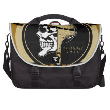 Flying Skullz Aces High Airborne Paratrooper Skull Bag For Laptop