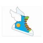 Flying Sneaker Postcard