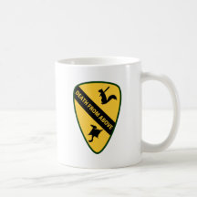 Flying Squirrel First Air Cavalry Insignia Mugs