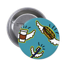 Flying Sundries Pinback Button