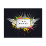 Flying Text Post Cards