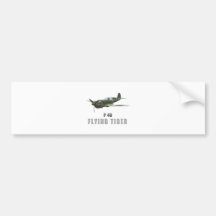 Flying Tiger Bumper Sticker