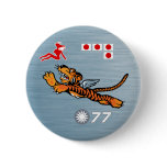 Flying Tigers WWII Nose Art Pinback Button