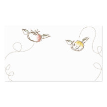flying tomato lemon cooking culinary business card