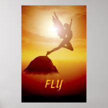 Flying too close to the Sun Print