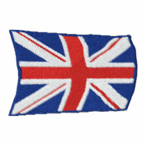 Flying Union Jack Embroidered Mens Polo