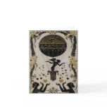 Flying Valentines Card ~ Art Deco Nouveau Angel