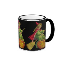 Flying Witch Coffee Mugs