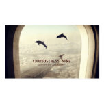 Flying with Dolphins Business Card Template