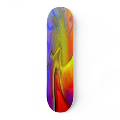 Flying Woolee Master Skate Deck by spaceMONKEYdesigns