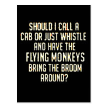 flyingmonkeyswhistle postcard