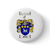 FLYNN FAMILY CREST -  FLYNN COAT OF ARMS PINBACK BUTTONS