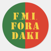 FMI Fora Daqui Stickers