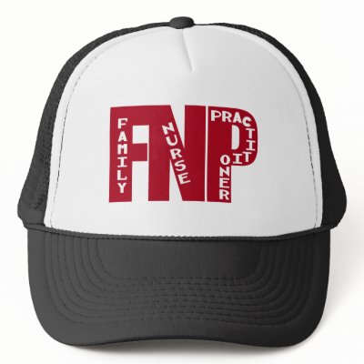 FNP Big Red Family Nurse Practitioner Gifts Mesh Hats by NurseStore