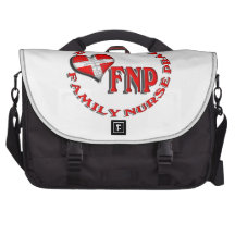 FNP FAMILY NURSE PRACTIIONER MEDICAL LOGO LAPTOP COMMUTER BAG