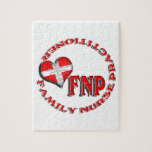 FNP FAMILY NURSE PRACTIIONER MEDICAL LOGO PUZZLES