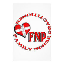 FNP FAMILY NURSE PRACTIIONER MEDICAL LOGO STATIONERY