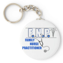 FNP  LOGO  STETHOSCOPE FAMILY NURSE PRACTITIONER KEY CHAIN