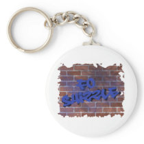 fo shizzle graffiti  design keychains