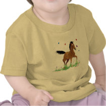 Foal and Butterflies Toddler T-Shirt