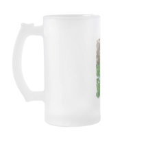Foal Smelling Daisies Frosted Beer Mug