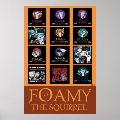 Foamy Album Covers Poster by illwillpress