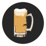Foamy Mug Of Beer Pop Art Stickers