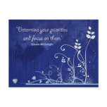 Focus-Motivational Quote postcard