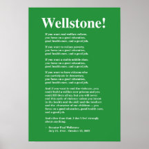 Focus on a good education... Wellstone Posters