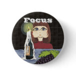Focus on Candle Work Cutie Button