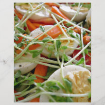 Focus on salad custom flyer