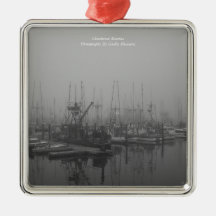 Fog In The Harbour Christmas Ornament