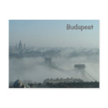 Fog over the Danube river