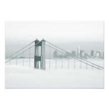 Fog rolls through the San Francisco bay 2 Art Photo