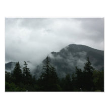 Fog Shrouded Mountaintop Photo