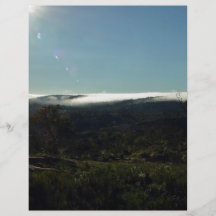 Fog wreathed mountains flyer