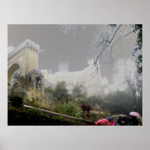Foggy Castle Print