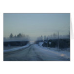 Foggy winter hill cards