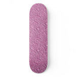 Foil Pink Cement Texture Skate Deck
