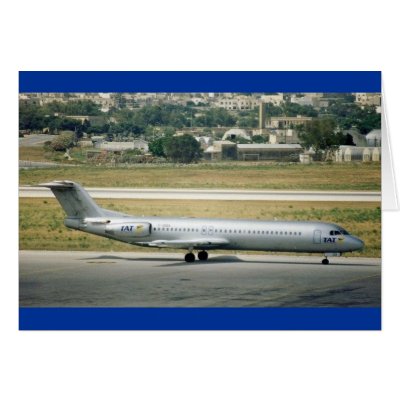 FOKKER 100 GREETING CARDS by ZuluFlight