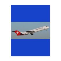 FOKKER 100 POST CARD