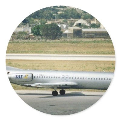 FOKKER 100 STICKER by ZuluFlight