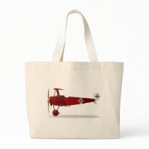 Fokker Dr 1 Triplane Tote Bags